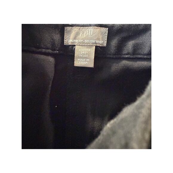 J Jill Genuine Fit Below the Waist Stretch 14P Pants Slacks Trousers Black - Picture 3 of 4